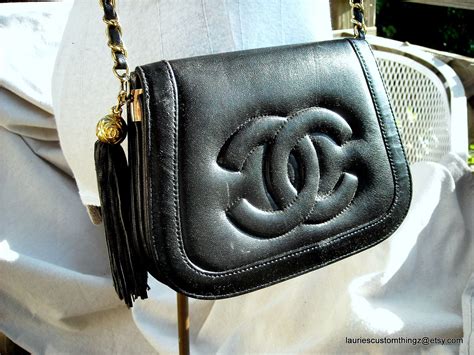 borse chanel vintage anni 80|Chanel leather bag 1980s.